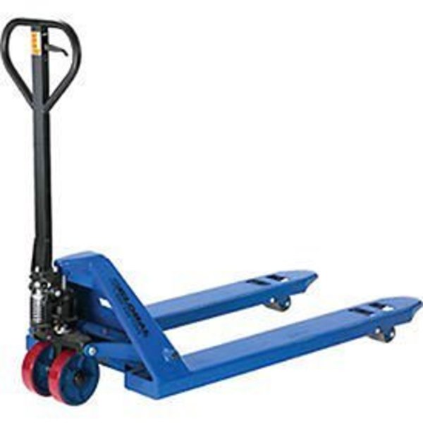 Global Industrial Low Profile Narrow Fork Pallet Jack Truck, 4500 Lb. Capacity, 21 x 36 168040